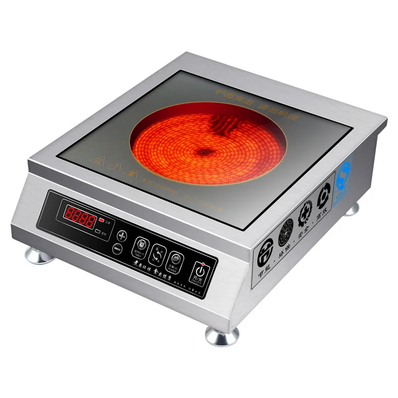3500w high-power induction cooker commercial induction cooker electric pottery stove smart stir-fry flat convection stove