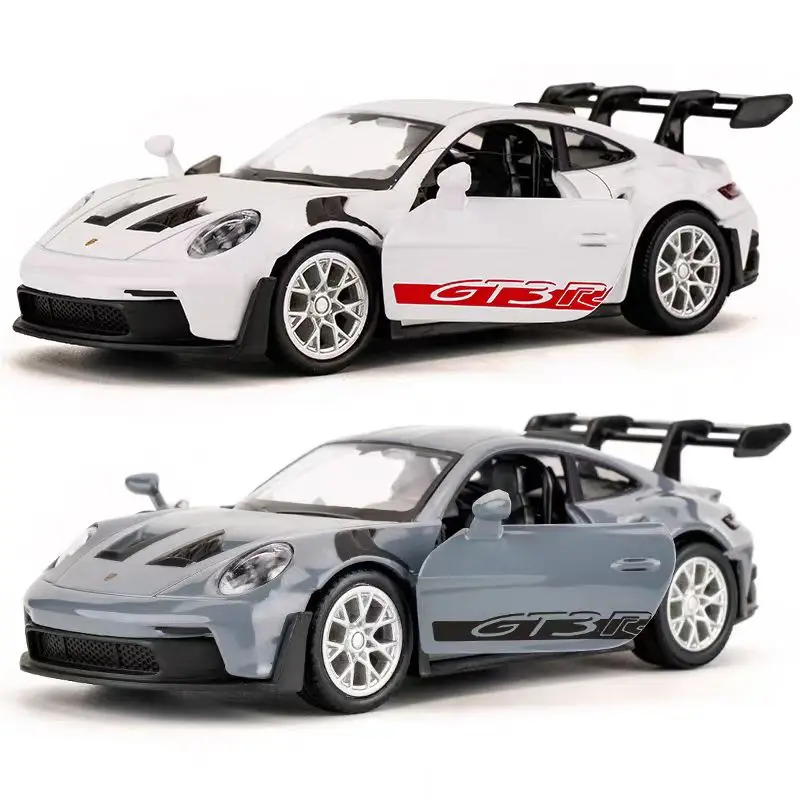 りょん 1/36 Porsche 911 GT3 918 Spyder Taycan Toy Car Racing Model RMZ