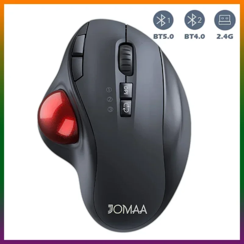 JomaaWirelessTrackballMouseRechargeable24gBluetoothDualmode