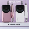 35000RPM Coreless Motor Nail Drill Machine Rechargeable Electric Nail File for Acrylic Gel Nail Manicure Pedicure Polish Sets 1