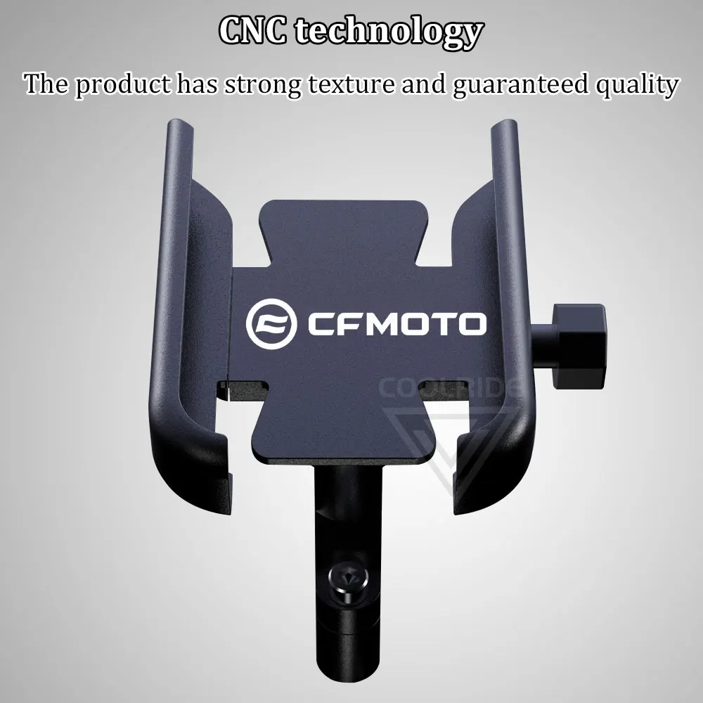 Premium Aluminum Motorcycle Phone Holder Stand - Universal Fit