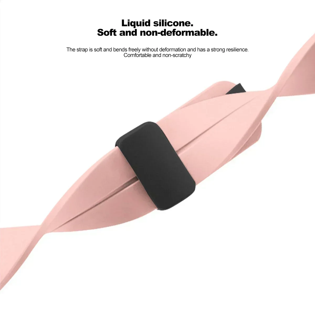 22mm Sports Silicone Magnetic Buckle Watchband Strap