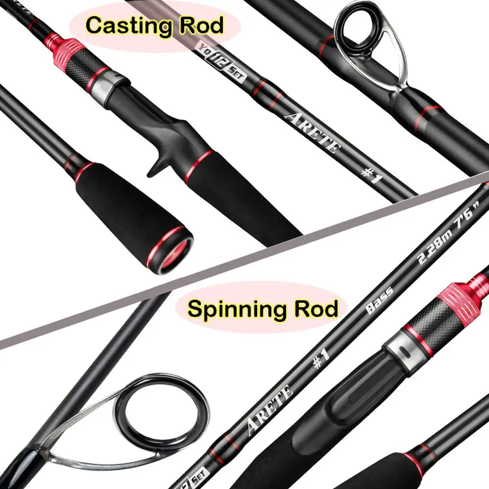 Trout Fishing rod Spinning 1.68m 1.8m 2.28m UL L ML Fast Action Casting rod  Light weight Fishing Cane Ajing Fishing rod Sea bass