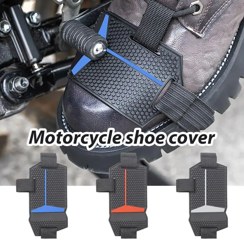 

Motorcycle Shifter Shoe Protector Anti Slip Rubber Motorcycle Riding Shoe Guard With Hook And Loop Perfect Fit Boot Protector