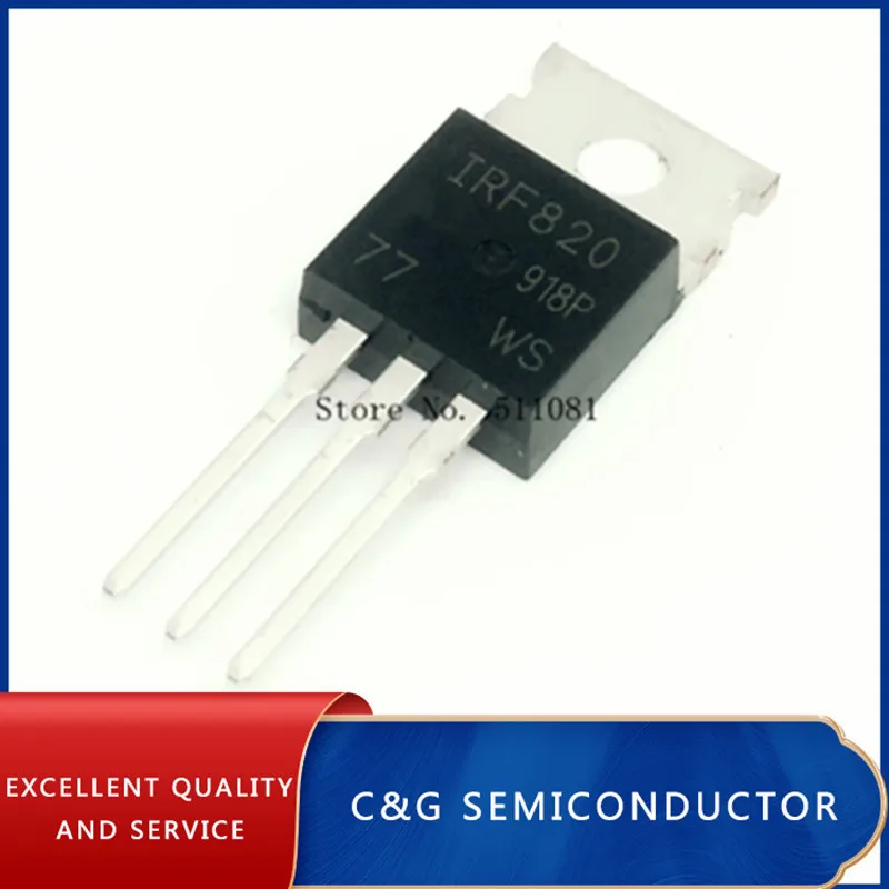 10PCS IRF820 IRF820PBF 500V 2.5A NEW|lot lot|lot 10pcslot 50 - AliExpress