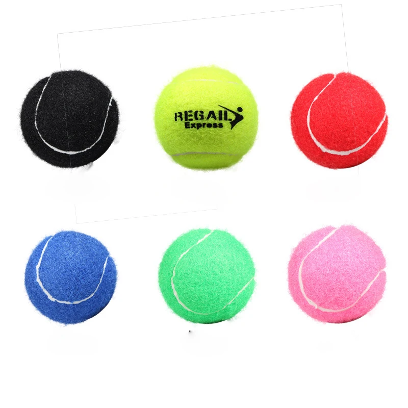 1PCS Tennis Beginner Youth Training Ball Professional Reinforced Rubber Tennis Ball Shock High Elasticity Durable Training Ball