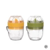 Lemon Squeezer With Lid Plastic Manual Lemon Juicer Orange Press Cup Citrus Squeezer with Pour Spout Fruit Tools 3