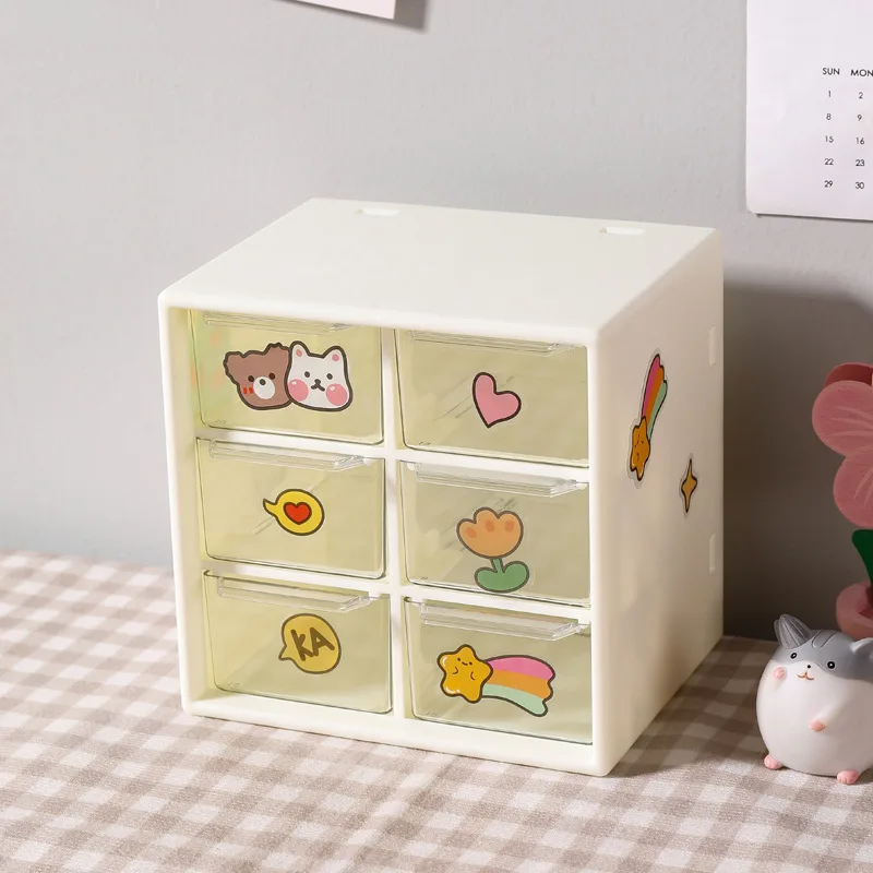 Colorful Drawer Mini Organizer  Mini Plastic Drawer Organizer - Storage  Cabinet - Aliexpress