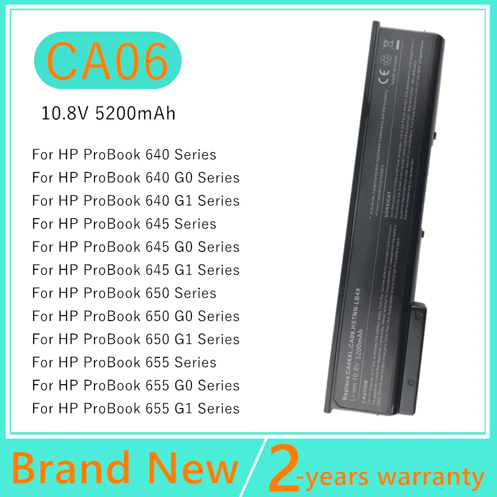 Infoelettronica Batteria 5200mAh Per HP ProBook – Compatibile 718755-001, CA06XL, HSTNN-DB4Y - 3