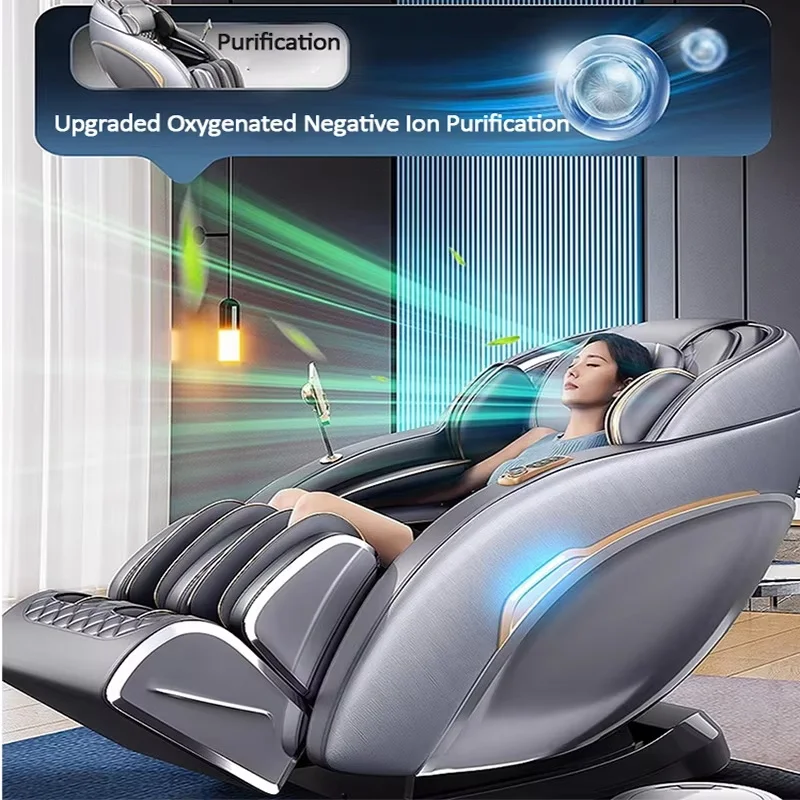 Massage Chair Full Body Zero Gravity 4D Shiatsu Massage Chair Massage Recliner Chair Heated with SL Track Bluetooth Speaker Foot 2