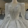 Jancember Beautiful Wedding Dresses Fascinating Exquisite Lace Long Sleeves Princess Style Bridal Gown 2024 vestidos de novia MN237 5