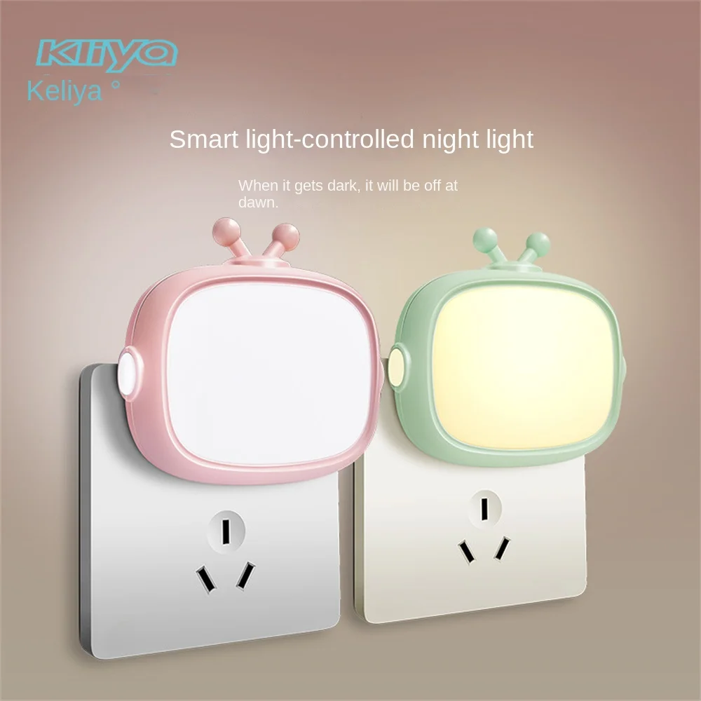 

Led Light Source Wall Plug-in Type Energy-saving Plug In And Use Switch Time Setting Intelligent Light-controlled Smart Light