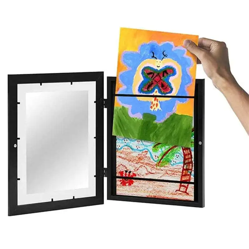 Children Art Frames Front Open Changeable Kids Frametory for Poster Photo Drawing Pictures Painting Display Frame Home Decor
