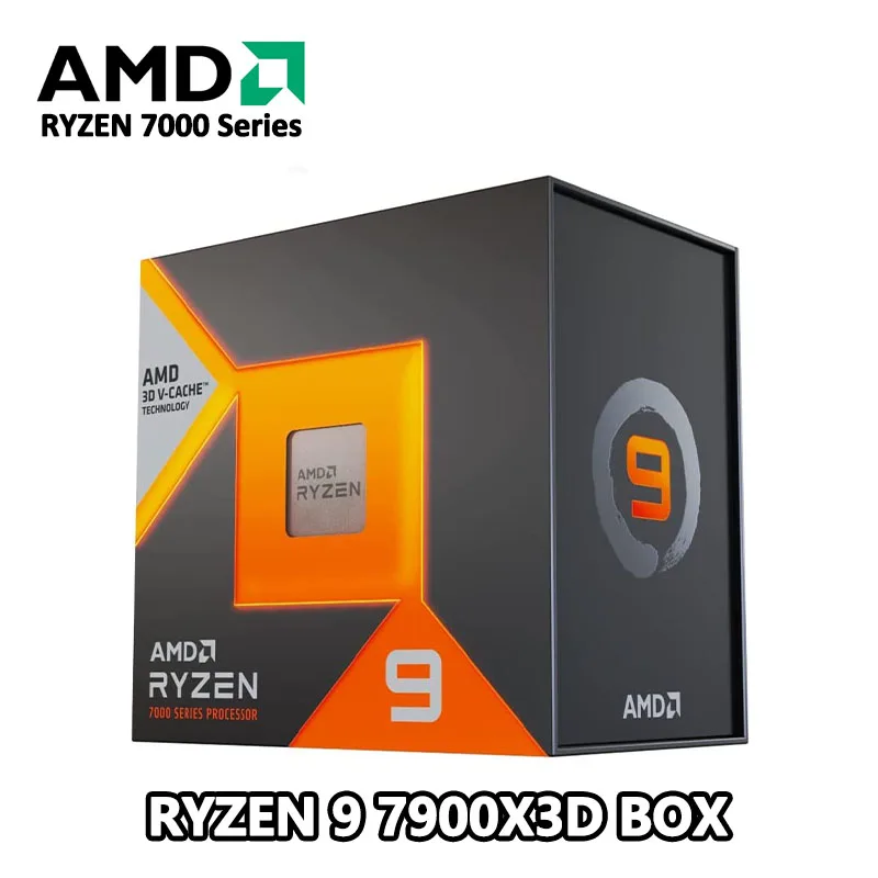 New Amd Ryzen 9 7950x3d Box R9 7950x3d Box 4.2 Ghz 16-core 32-thread Cpu  Processor 5nm 128m 100-100000908 Socket Am5 Without Fan - Cpus - AliExpress