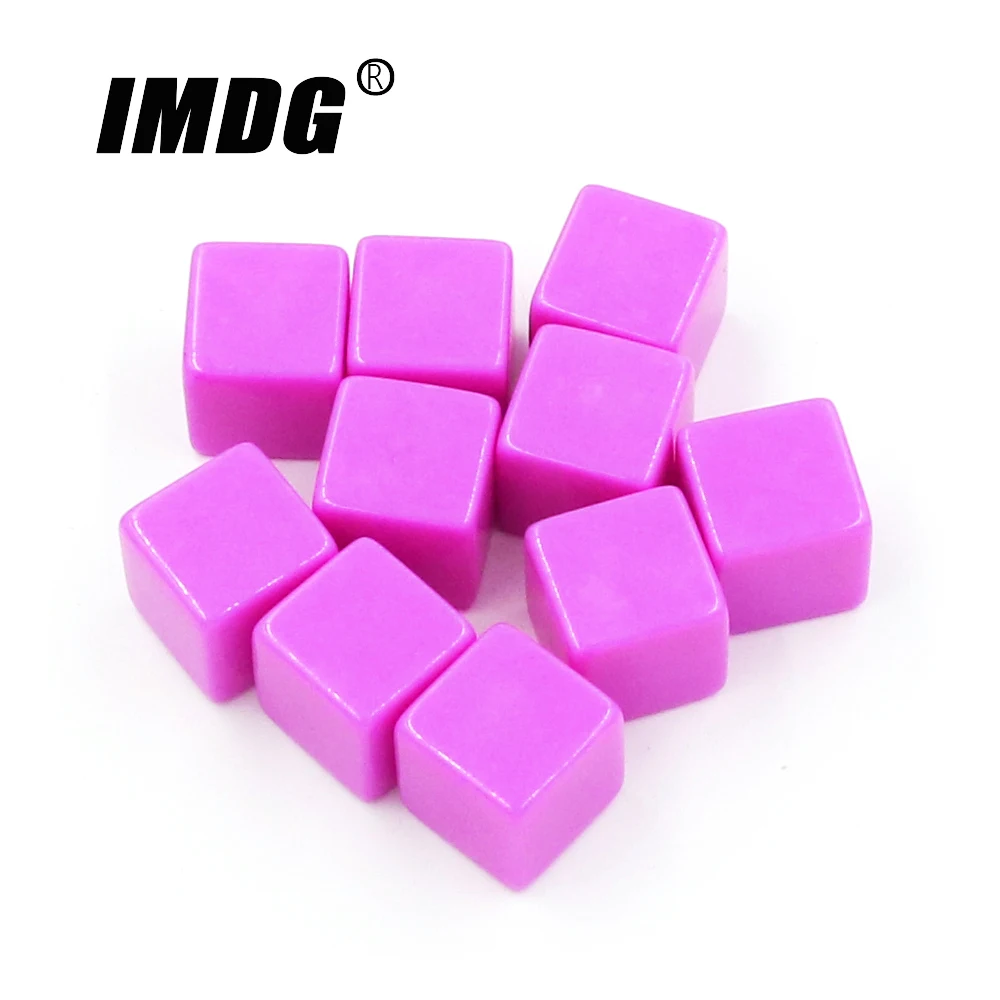 Acrylic Dice Blank Cubes Square Corner Teaching Props Game Accessories Mathematical Tools 10pcs/pack 16mm acrylic dice,game dice,dice set