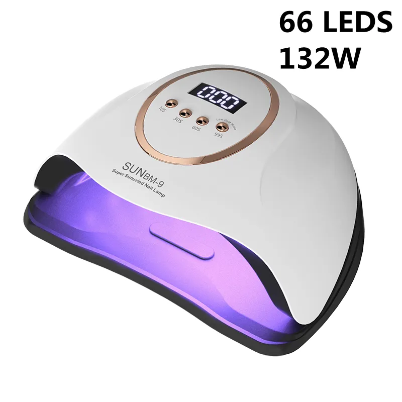 Max UV LED Lamp For Nail Dryer Manicure Nail Drying Lamp 66LEDS UV Gel Varnish With