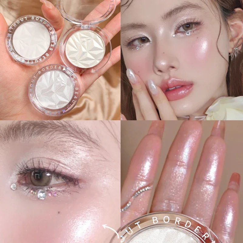 

Water Glass Highlighting Powder Brighten Skin Diamond Glitter Illuminating Highlighter Palette Body Face Contour Makeup Cosmetic