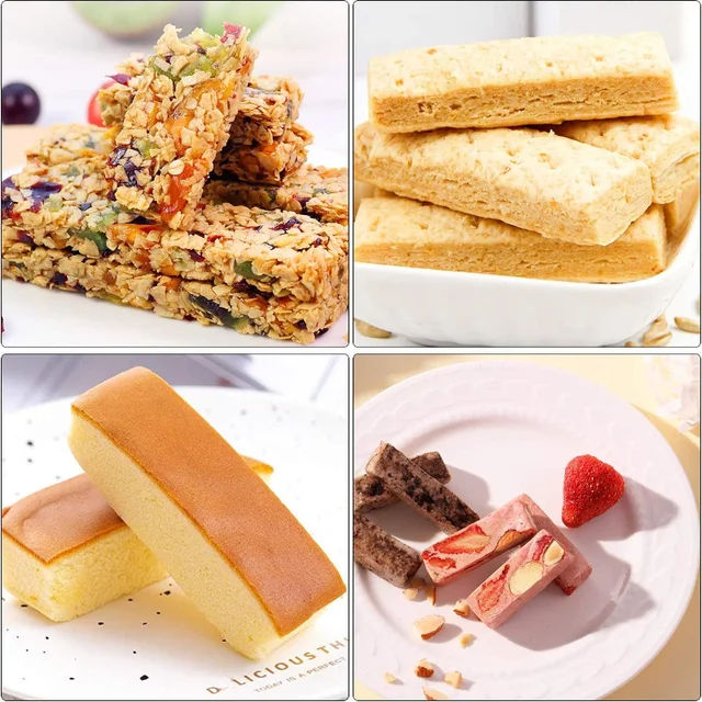 40/12/6 Üregek Téglalap Szilikon Penész Granola Bár Torta Csokoládé Formák Barkács Kézzel Készített Szappan Kocka Tálca - Image 4