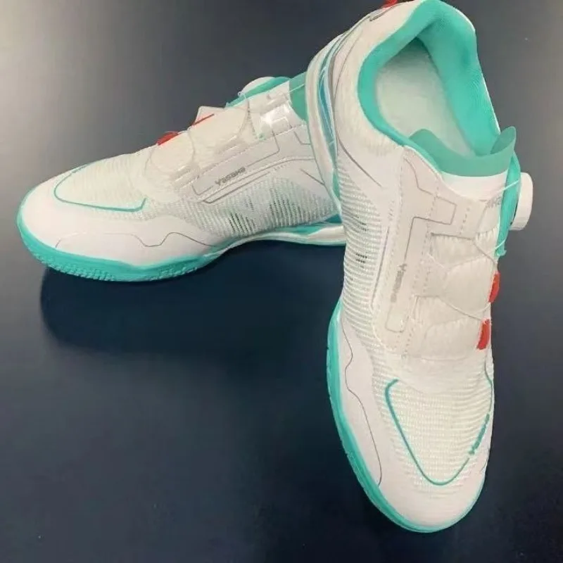 Brand Unisex Professional Table Tennis Shoe Designer Quick Lacing Badminton Gym Shoe Light Weight Flat Bottom Athletic