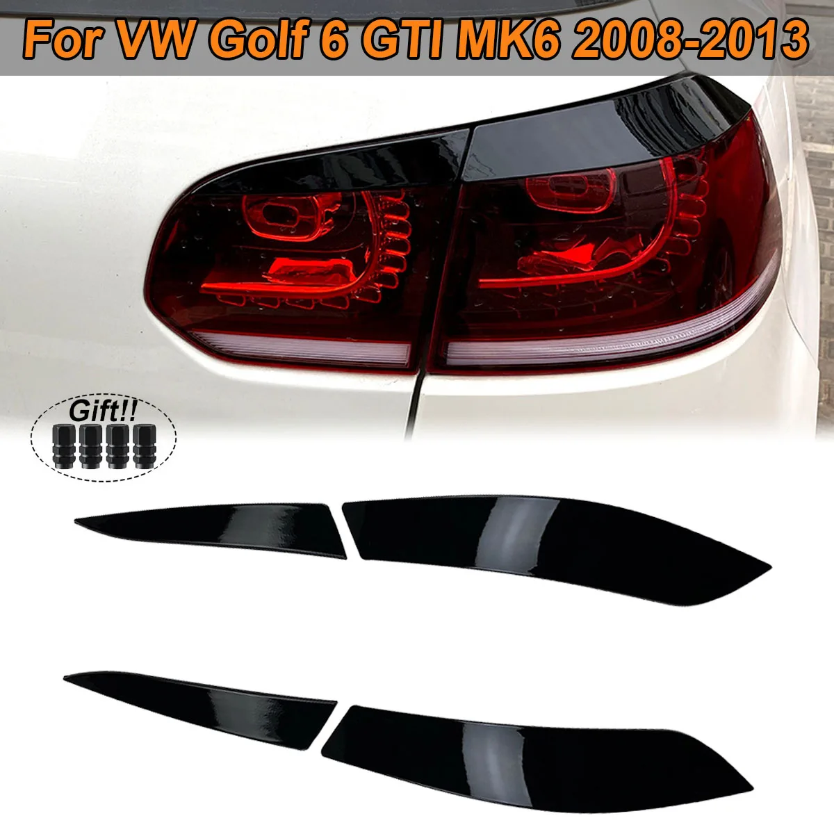 Couvercle De Sourcil Pour Feu Arrière, Accessoire De Voiture, 2 Pièces