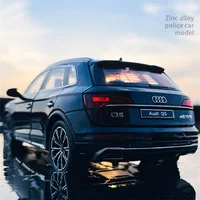 1:24 AUDI Q5 SUV Alloy Car Model Diecasts Metal Toy Vehicles Car Model High Simulation Sound Light Collection Childrens Toy Gift 1