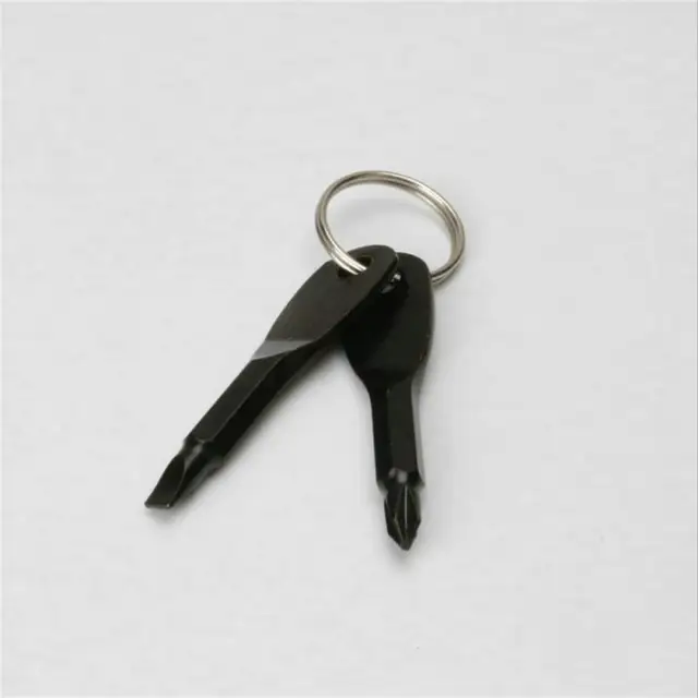 1/2PCS Emergency Key Screwdriver Outdoor Multifunctional EDC Tool Safety Protection Self Defense Prick Cone Combined Tool Set 4