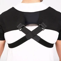 Double Shoulder Support Sports Compression Shoulder Pads Back Pain Relief Double Bandage Cross Compression Protector Sport Brace 2
