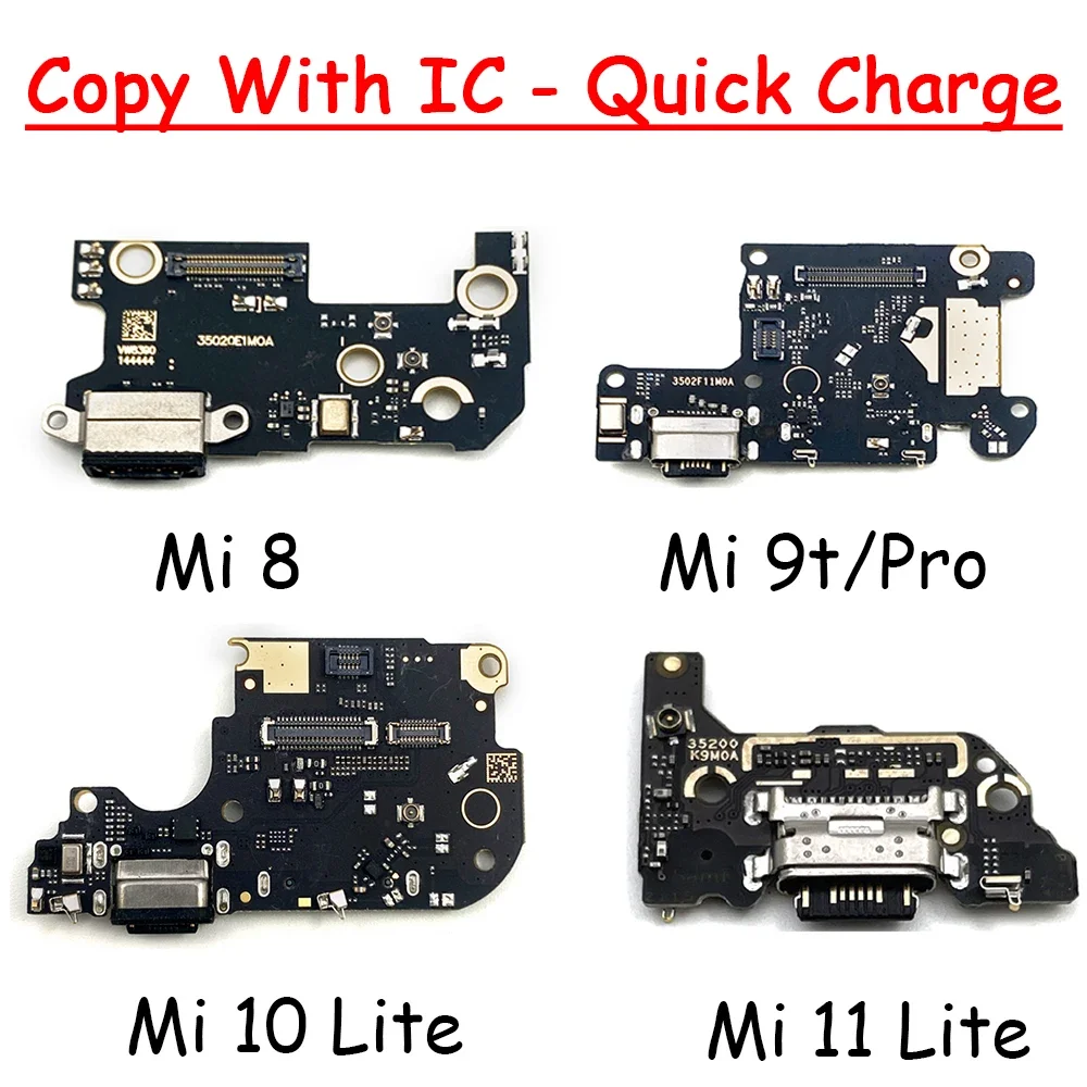 

20Pcs lots New Dock Connector USB Charger Charging Port Flex Cable Board For Xiaomi A2 Lite Mi 8 9 9T 10 10T Lite Pro A1 Mi 12