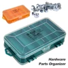 1-5PCS Double-Side Tool Box Plastic Fishing Tackle Storage Box Hardware Organizer Storage Case for Nuts/Bolts/Screws/Nails 3