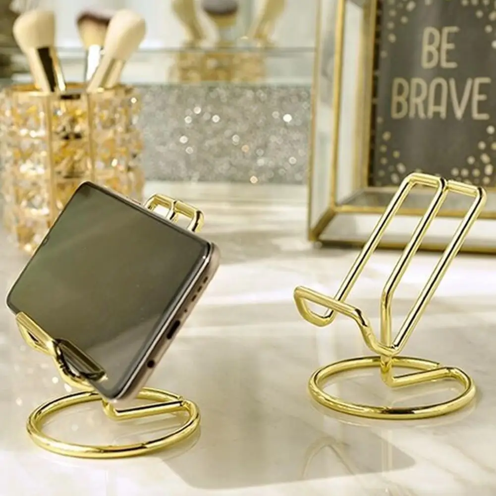 Supporto Per Telefono Durevole Supporto Per Supporto Fisso Da Scrivania Per Telefono Cellulare In Ferro Ampiamente Compatibile Supporto Per Telefono C