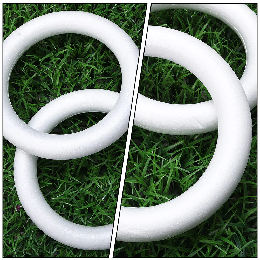 30 Anelli Di Ghirlanda In Schiuma - Cerchi Polistirolo Per Decorazioni Natalizie Fai Da Te