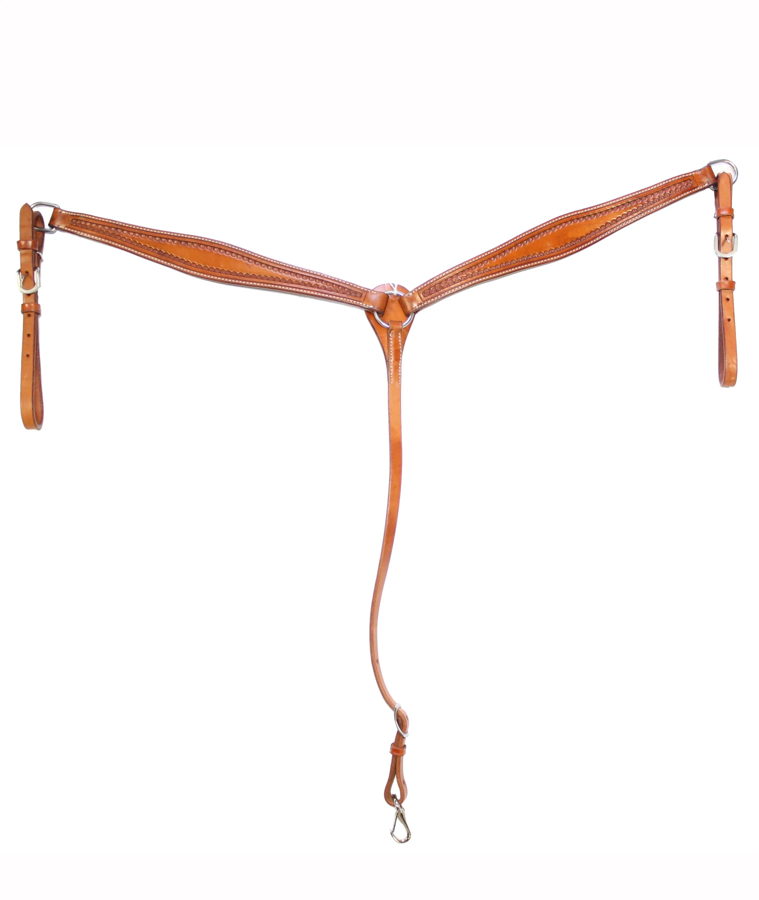 Western leather Pechera with print decoration on the edge. | Спорт и развлечения
