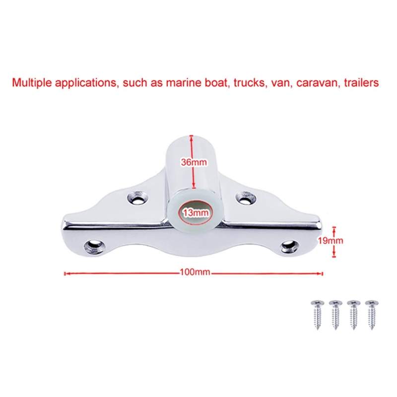 2x Aluminum Boat Oarlock Rowlock Side Mount For Kayak Canoe Durable