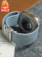 Bracelet Parachute pour Bracelet de montre Apple 44mm 46mm 42mm 45mm 41mm 40mm Bracelet tressé Correa iWatch série 10 9 8 SE Ultra 2 49mm 4