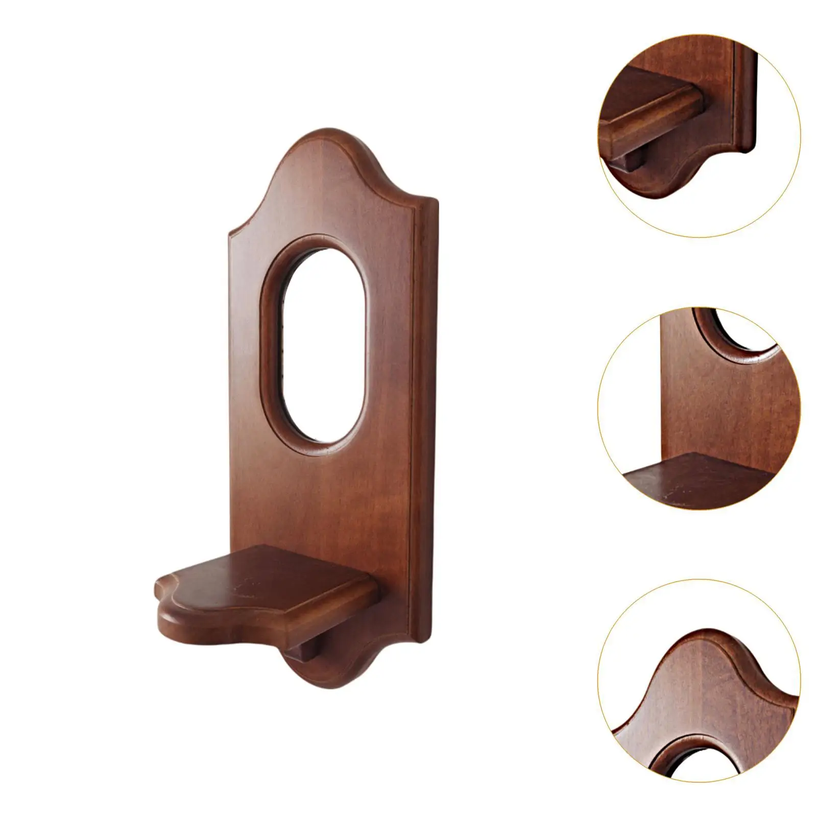 Wall Mount Mirror Wall Hanging Candlestick Fireplace Entry Way Bedroom