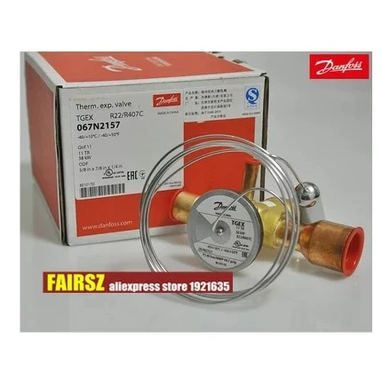 DAN.FOSS TGEX 11TR 067N2157 38kw TGEX Thermal Expansion Valve FAIRSZ STORE