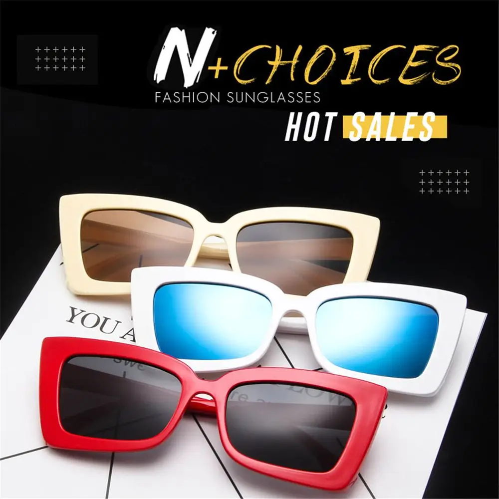Retro Womens Sunglasses Mens Shades UV400 Protection Sun Glasses Street Sunglasses Square Sunglasses Small Frame