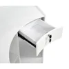 Reception Desk LED Illuminated Curved Reception Desk Area Counter Round Reception Desk 5