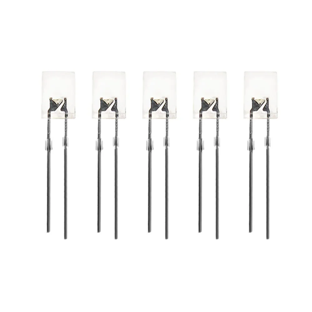 

100PCS Transparent LED Diode 2*5*7MM White Red Yellow Blue Green Led Lights Diod