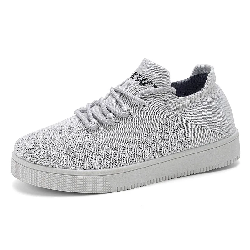 2023 New Unisex Ladies Fashion Sneakers Spring Style Breathable Sports Shoes Casual Men Solid Color Air Mesh Women Shoes Woman