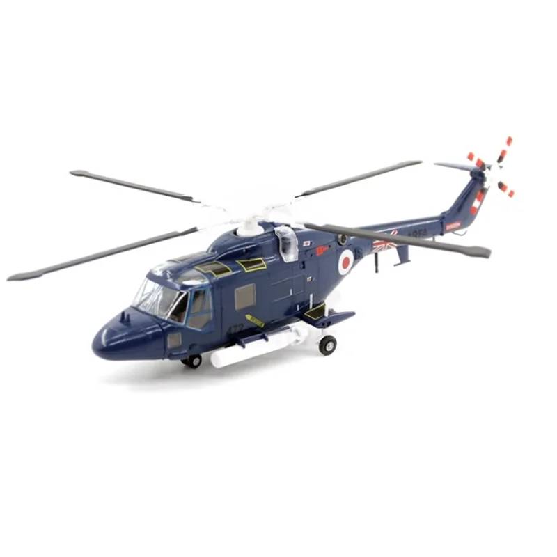 

Royal Navy LYNX Lynx MK-3 helicopter plastic model 1:72 scale toy gift collection simulation display decoration for men's gifts