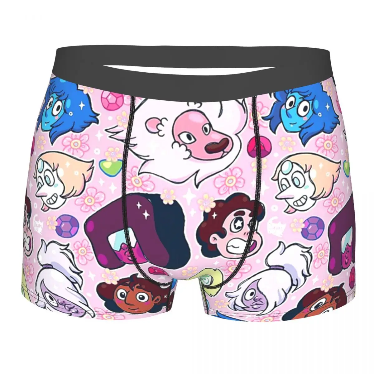 

Crystal Gem Friends - American TV Series Animation Underpants Breathbale Panties Male Underwear Print Shorts Boxer Briefs
