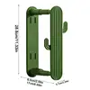 Hanger Organizer Wall Mount Cactus Shape Hanger Storage Holder Extendable Hanger Organizer Rack Space Saving Holder For Hangers 6