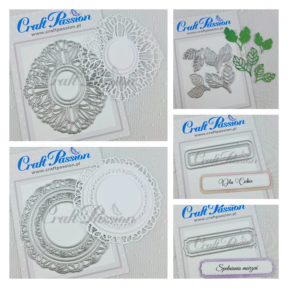 

Round frames 2024 Arrival New Metal Cutting Die Scrapbook Diary Decoration Stencil Embossing Template DIY Greeting Card Handmade