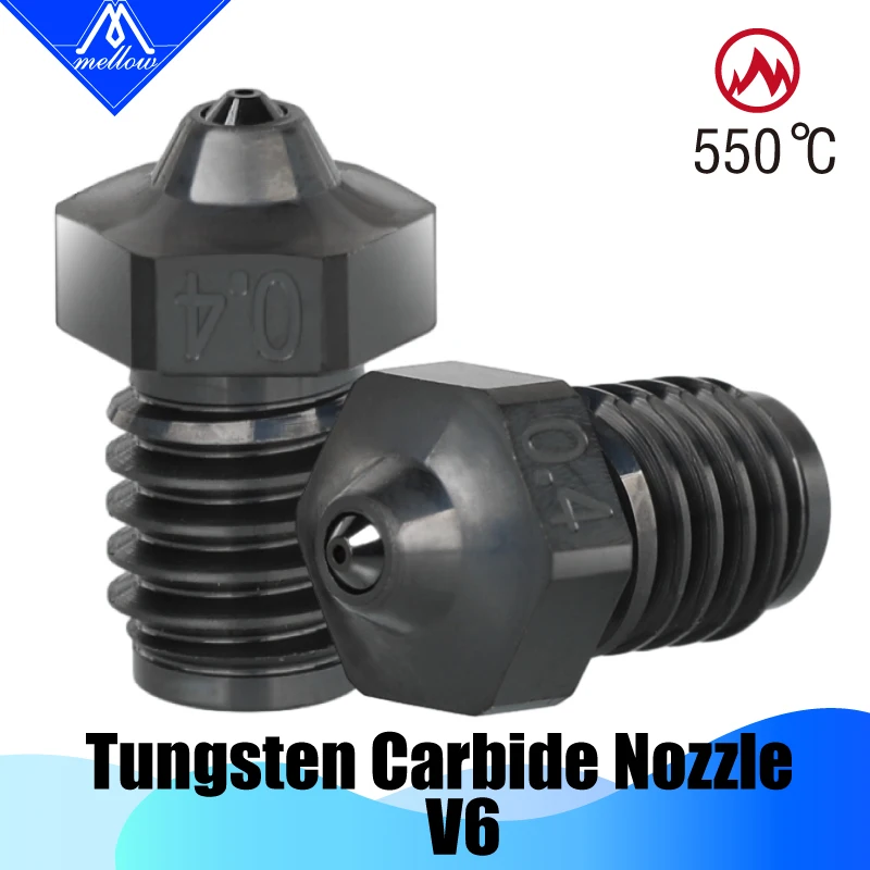Mellow Phaetus Tungsten Carbide V6 Nozzle High Speed Durable Reduce