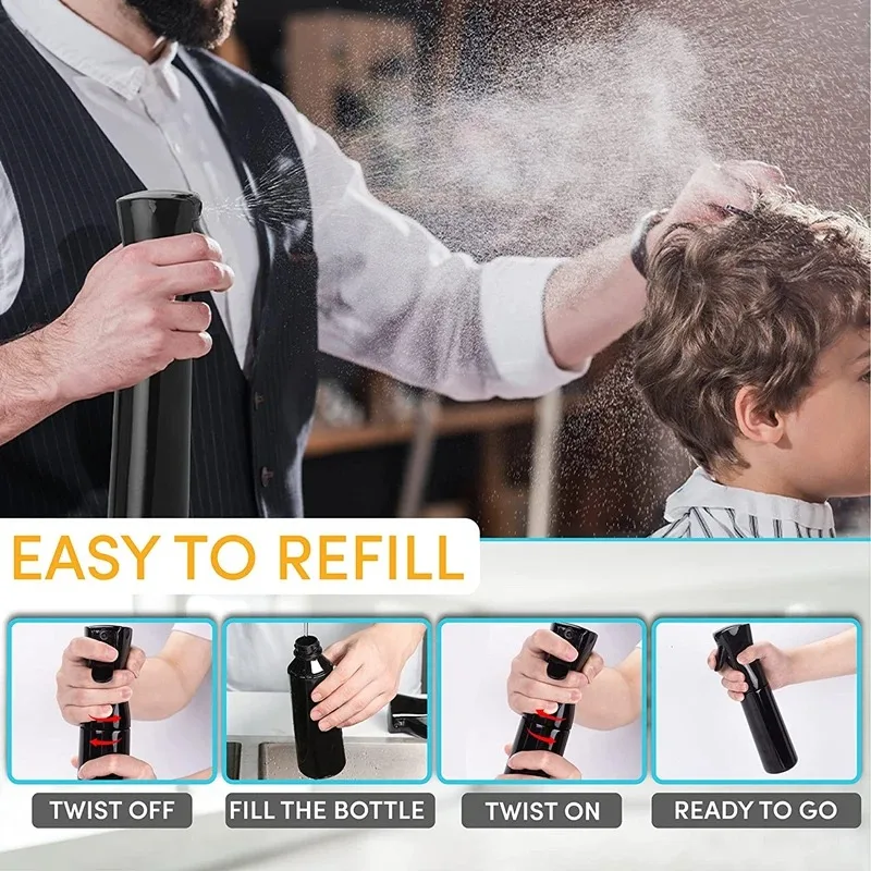 Hair Spray Bottle for Styling Cleaning Plants Pets Skin Care