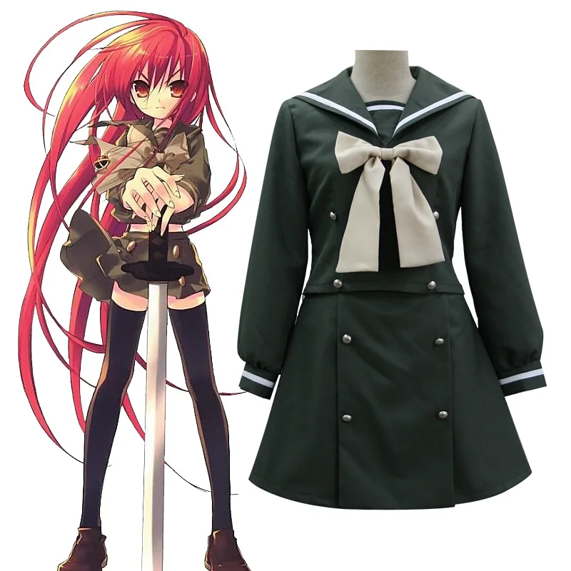 

Anime Shakugan no Shana Cosplay Costume JK Uniform Girl Sailor Suits Shana Cosplay Clothings