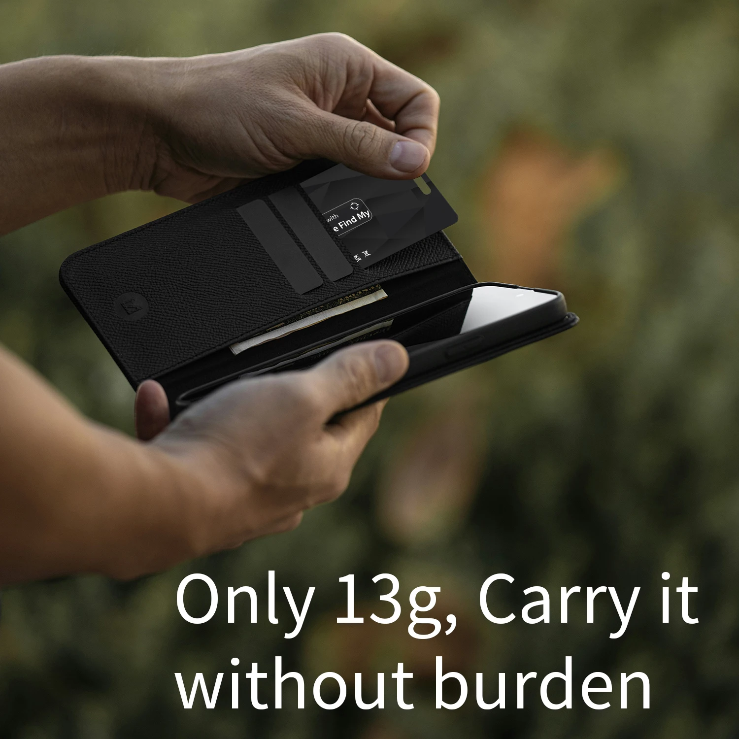 Bluetooth GPS Tracker Ultrathin Wallet Finder Card Bags Locator Magnetic Chargin