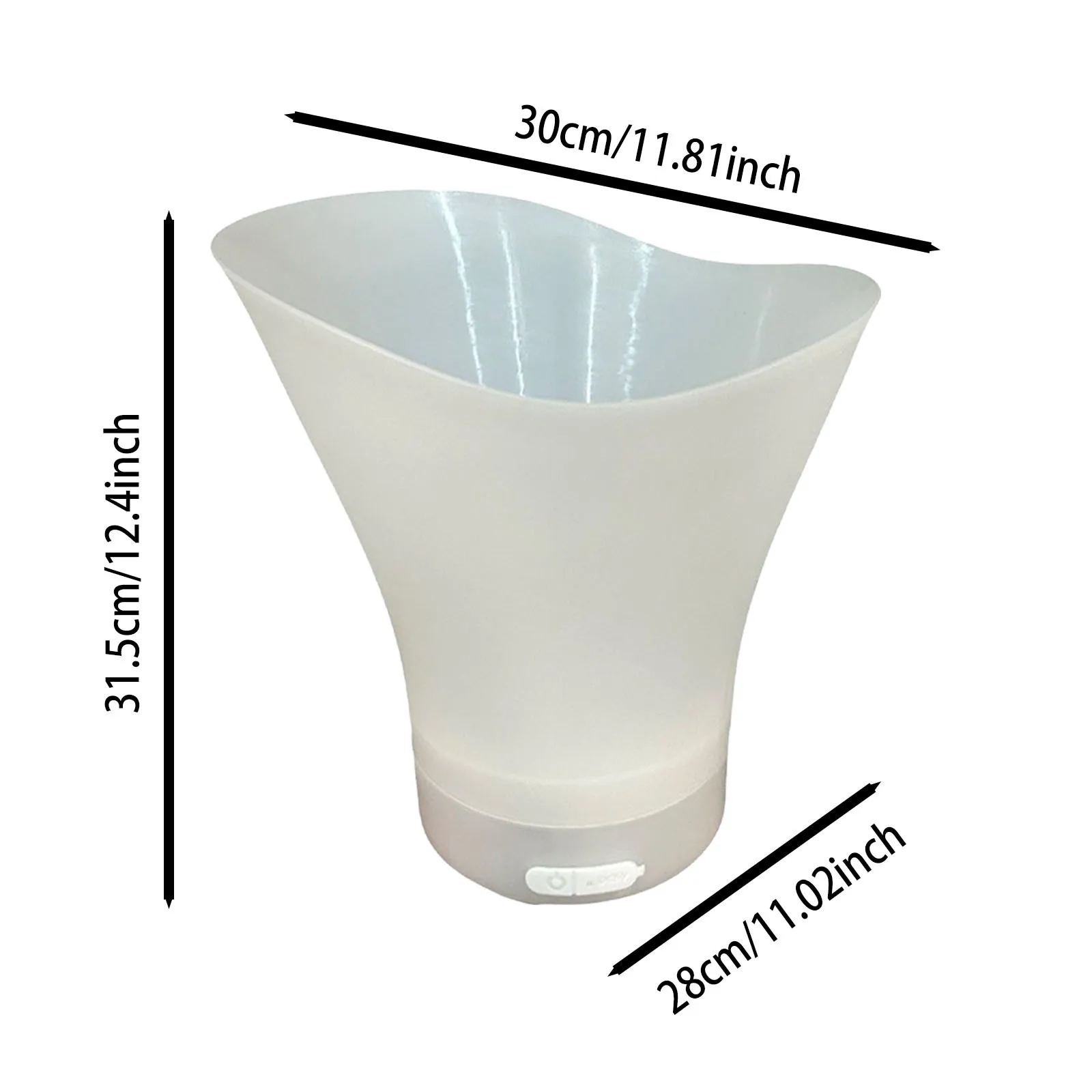 Light 7 Color Ice Bucket Subwoofer Wine Barrel LED Light Small Speaker Camping Ice Buckets LED Storage Containers Supplies
