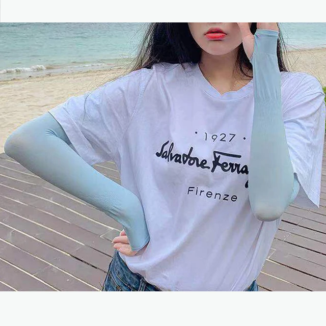 Maniche Protezione Solare Donna - 2 Pezzi, Anti-UV, Traspiranti, Per Golf E Sport